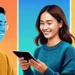 러시아어와 러시아 SNS - **Prompt 1: "A Vibrant Digital Tapestry of Eastern Connections"**
    "An intricate, dynamic illustr...